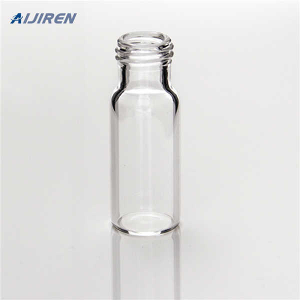 injection with rubber stopper hplc vials